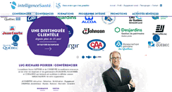 Desktop Screenshot of intelligencesante.com
